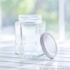 300ml hexagonal jar (with lid)